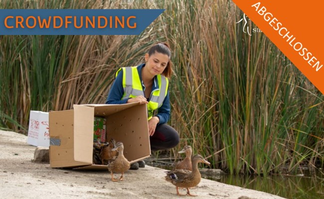 Abgeschlossen: Crowdfunding Volière für kleine Wasservögel im SUST-Wildlife Rehabilitation Center